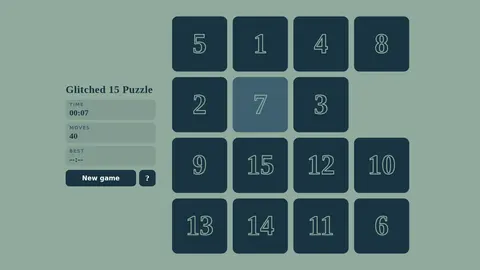 Glitched 15 Puzzle screenshot 1 of 3