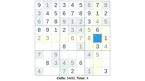 Sudoku screenshot 1 of 2